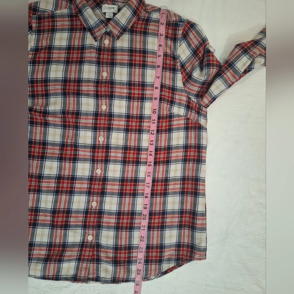 J.CREW BUNDLES  Navy and Red Plaid Button Down Shirts